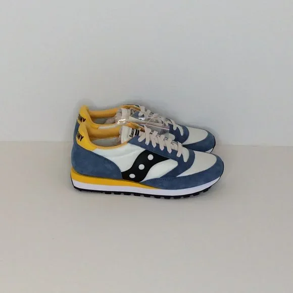 Saucony Shoes Saucony Yellow And Blue Jazz Sneakers Poshmark